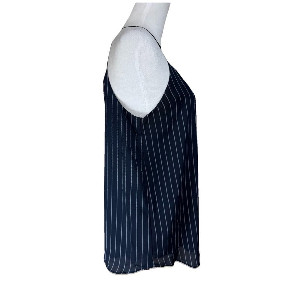 Tommy Hilfiger Cami Camisole Tank Top Women's M Navy White Striped Lined - Picture 5 of 16